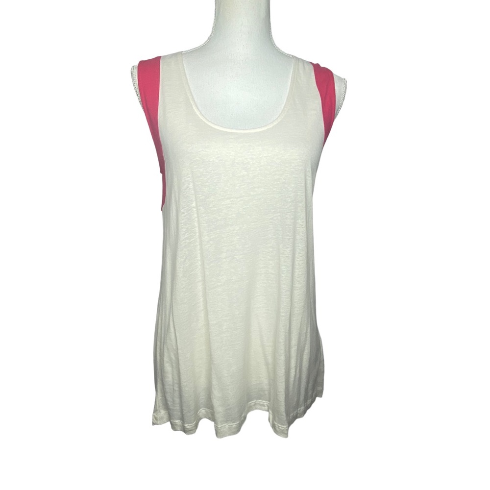 Lilla P Boutique Sleeveless Colorblock Hi-Low Top
